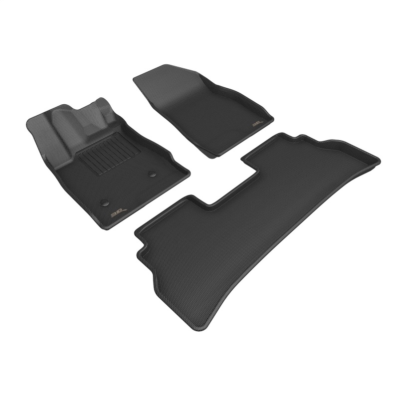 Chevrolet Trax Floor Mats - Full Set - 3D MAXpider - Kagu - Black - `24-`26